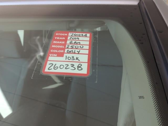2019 RAM 2500 Big Horn Crew Cab 4x4 6'4" Box